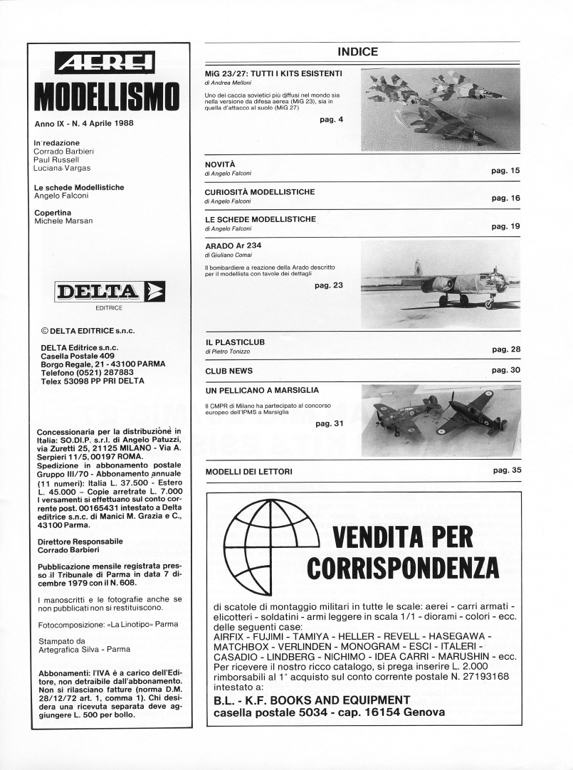 Aerei Modellismo 1988-04